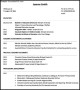 Teacher Resume Template Download