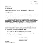 Template Letter for Termination of Residential Lease