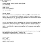 Termination Letter From Landlord To Tenant
