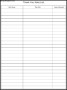 Thank You Note List Template