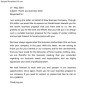 Thank You for Your Business Letter Sample Free