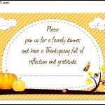 Thanksgiving Classic Invitation
