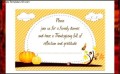 Thanksgiving Classic Invitation