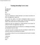 Training Internship Cover Letter