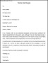 Transfer Letter Example Template