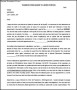 Transfer Letter from Career to Non Career Sample Word