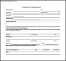 Travel Authorization Form PDF
