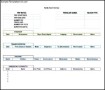 Travel Itinerary Excel Format Template