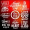 Valentine’s Day Labels Vector Pack