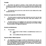 Vehicle Purchasing Agreement