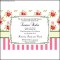 Vintage Rose Personalized Invitation at Birthday
