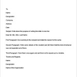 Warning Letter Format