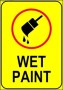Wet Paint Sign Template