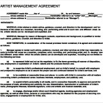 Artist Management Contract
