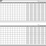 Baseball Scorecard Template