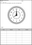 Clock – Educational Worksheet Template