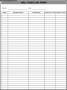 Hall Pass Log Form Template