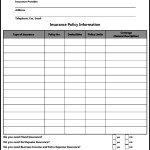 Insurance Coverage Discussion Form Template
