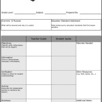 Lesson Plan Example Template