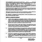 Sample Investment Contract Template