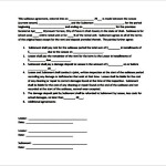 Simple Sublease Contract Template