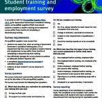 Student Training Survey Example