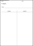 T Chart Template