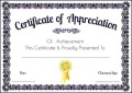 Appreciation Certificate For Particepent Free Illustrator File