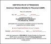 Attendance Certificate Template Word