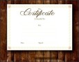 Award Certificate Example