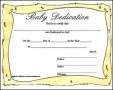 Baby Dedication Certificate with Frame