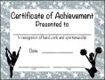 Basketball Award Certificate