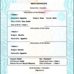 Birth Certificate Template Editable