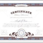 Blank Certificate Template Sample