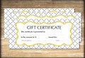 Blank Gift Certificate Template