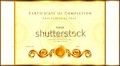 Blank Gold Background Achevement Certificate