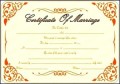 Blank Marriage Certificate Template Download Sample