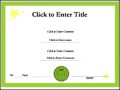Blank School Success Certificate Template