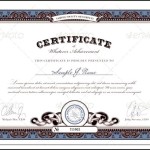 Certificate Template Vector EPS