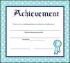 Certificate of Achievement