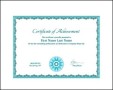 Certificate of Achievement Example