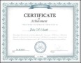 Certificate of Achievement PSD