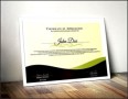 Certificate of Achievement Vector