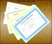 Certificate of Achievement in Multiple Colours