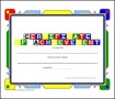 Certificate of Achievement – Preschool