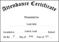 Certificate of Attendance Template Word