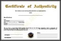 Certificate of Authenticity Template PDF