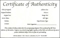 Certificate of Authenticity Template Word