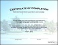 Certificate of Completion Template Construction