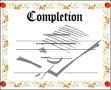 Certificate of Completion Template PDF